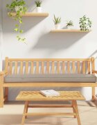 vidaXL Възглавница за палети Оксфордска тъкан Таупе 200 x 40 x 8 см