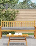 vidaXL Възглавница за палети Сив 200 x 40 x 8 см Оксфордска тъкан