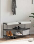 vidaXL Възглавница за пейка 2 бр. Изкуствена Бяло Дълбочина 35 см