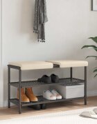vidaXL Възглавница за пейка 2 бр. Микрофибър Бежово Дълбочина 35 см