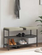 vidaXL Възглавница за пейка 2 бр. Текстурен велур Пясък
