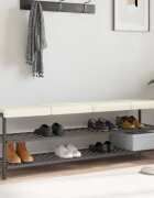 vidaXL Възглавница за пейка 4 бр. кордурой Кремаво Дълбочина 35 см