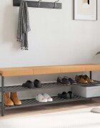 vidaXL Възглавница за пейка 4 бр. Тъкан Шерпа Бежово Дълбочина 35 см