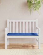 vidaXL Възглавница за пейка кралско синьо 100x50x3 см Оксфорд плат