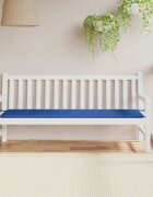 vidaXL Възглавница за пейка кралско синьо 180x50x3 см Оксфорд плат