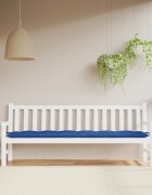 vidaXL Възглавница за пейка кралско синьо 200x50x7 см Оксфорд плат