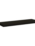 vidaXL Възглавница за пейка SOEST 100% полиестер Черно 120 x 40 x 5 см