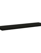vidaXL Възглавница за пейка SOEST 100% полиестер Черно 150 x 40 x 5 см