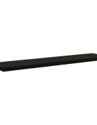 vidaXL Възглавница за пейка SOEST 100% полиестер Черно 180 x 40 x 5 см