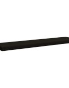 vidaXL Възглавница за пейка SOEST 100% полиестер Черно 180 x 40 x 8 см