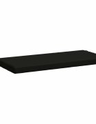 vidaXL Възглавница за пейка SOEST 100% полиестер Черно 60 x 40 x 5 см
