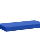 vidaXL Възглавница за пейка SOEST 100% полиестер Кралско синьо