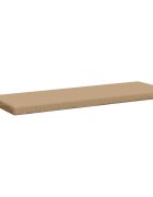 vidaXL Възглавница за пейка SOEST 100% полиестер Пясък 100 x 40 x 5 см