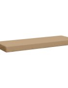 vidaXL Възглавница за пейка SOEST 100% полиестер Пясък 100 x 40 x 8 см