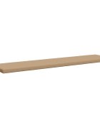 vidaXL Възглавница за пейка SOEST 100% полиестер Пясък 200 x 40 x 5 см