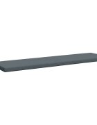 vidaXL Възглавница за пейка SOEST 100% полиестер Синьо 140 x 40 x 5 см