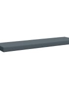vidaXL Възглавница за пейка SOEST 100% полиестер Синьо 150 x 40 x 8 см