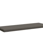 vidaXL Възглавница за пейка SOEST 100% полиестер Сиво 110 x 40 x 5 см