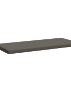 vidaXL Възглавница за пейка SOEST 100% полиестер Сиво 110 x 50 x 5 см