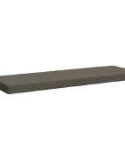 vidaXL Възглавница за пейка SOEST 100% полиестер Сиво 140 x 50 x 8 см