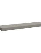 vidaXL Възглавница за пейка SOEST 100% полиестер Сиво 150 x 40 x 8 см