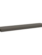 vidaXL Възглавница за пейка SOEST 100% полиестер Сиво 180 x 40 x 8 см