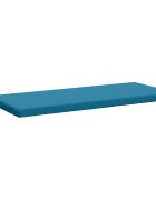 vidaXL Възглавница за пейка SOEST 100% полиестер Светлосиньо