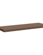 vidaXL Възглавница за пейка SOEST 100% полиестер Таупе 110 x 40 x 5 см