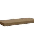 vidaXL Възглавница за пейка SOEST 100% полиестер Таупе 110 x 50 x 8 см