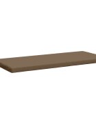 vidaXL Възглавница за пейка SOEST 100% полиестер Таупе 120 x 50 x 5 см