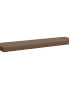 vidaXL Възглавница за пейка SOEST 100% полиестер Таупе 150 x 40 x 8 см