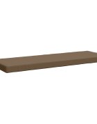 vidaXL Възглавница за пейка SOEST 100% полиестер Таупе 150 x 50 x 8 см