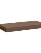 vidaXL Възглавница за пейка SOEST 100% полиестер Таупе 80 x 40 x 8 cm