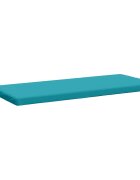 vidaXL Възглавница за пейка SOEST 100% полиестер Тюркоаз