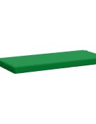 vidaXL Възглавница за пейка SOEST 100% полиестер Зелено 80 x 40 x 5 см