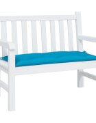 vidaXL Възглавница за пейка светлосиня 100x50x7 см оксфорд плат