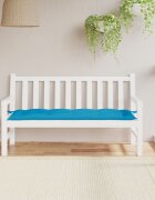 vidaXL Възглавница за пейка светлосиня 150x50x7 см оксфорд плат