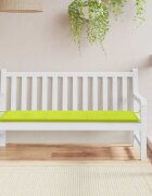 vidaXL Възглавница за пейка яркозелена 150x50x3 см оксфорд плат