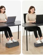 vidaXL Възглавница за повдигане на крака 42 x 18 x 13 см Твърд PU пяна
