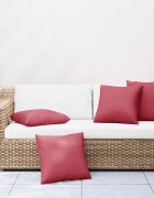 vidaXL Възглавници за диван 4 бр. бордо 60x60 см плат