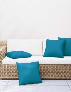 vidaXL Възглавници за диван 4 бр. сини 60x60 см плат