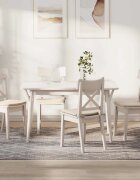 vidaXL Възглавници за седалки 4 бр. Микрофибърна тъкан Бежово