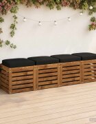 vidaXL Възглавници за седалки - 4 части SOEST 4 бр. 100% полиестер