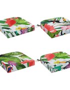 vidaXL Възглавници за седалки - 4 части SOEST 4 pcs 100% полиестер