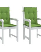 vidaXL Възглавници за столове 2 бр меланж зелени 100x50x4 см плат