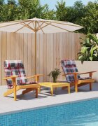 vidaXL Възглавници за столове 2 бр. Оксфордска тъкан 58 x 77 x 45 см