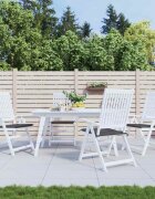 vidaXL Възглавници за столове 4 бр антрацит 40x40x3 см Оксфорд плат