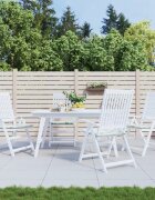 vidaXL Възглавници за столове 4 бр на листа 40x40x3 см плат