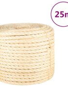 vidaXL Въже 100% сизал 14 мм 25 м