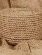 vidaXL Въже 100% юта 12 мм 100 м